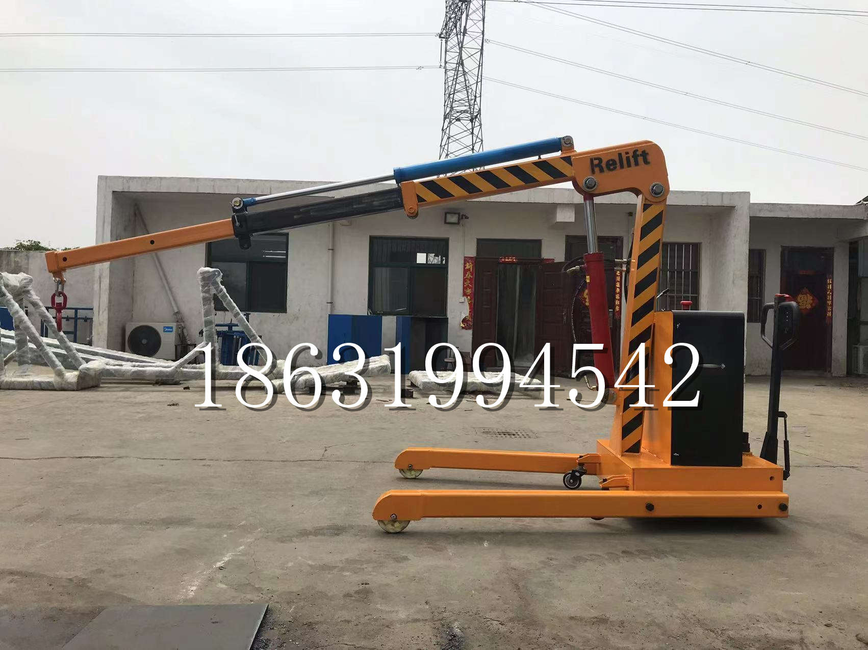 鹿泉区久征定做3吨三轮随车吊 农用园林绿化移树吊 平板工程用小吊机